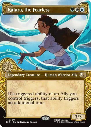 Katara, the Fearless (Showcase) (TLA-350) - Avatar: The Last Airbender Foil [Rare]
