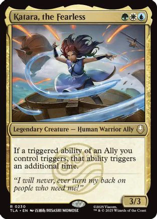 Katara, the Fearless (TLA-230) - Avatar: The Last Airbender Foil [Rare]