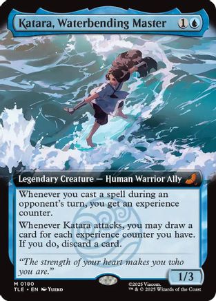Katara, Waterbending Master (Extended Art) (TLE-180) - Avatar: The Last Airbender: Eternal-Legal [Mythic]
