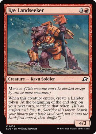 Kav Landseeker (EOE-138) - Edge of Eternities Foil [Common]
