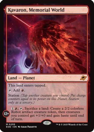 Kavaron, Memorial World (EOE-255) - Edge of Eternities Foil [Mythic]