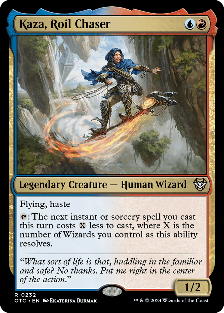 Kaza, Roil Chaser (OTC-232) - Outlaws of Thunder Junction Commander [Rare]