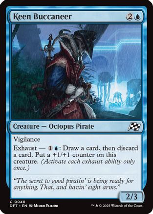 Keen Buccaneer (DFT-048) - Aetherdrift Foil [Common]