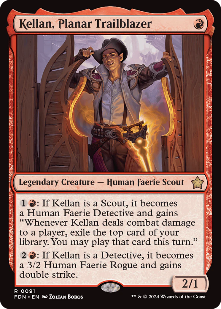 Kellan, Planar Trailblazer (FDN-091) - Foundations [Rare]