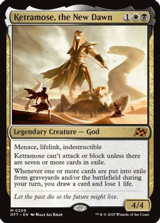 Ketramose, the New Dawn (DFT-209) - Aetherdrift [Mythic]