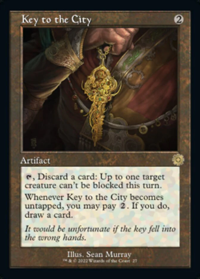 Key to the City (BRR-027) - The Brothers' War Retro Artifacts [Rare] Retro Frame