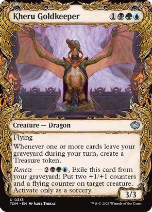 Kheru Goldkeeper (Showcase) (TDM-313) - Tarkir: Dragonstorm Foil [Uncommon]