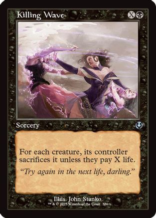 Killing Wave (Retro Frame) (INR-386) - Innistrad Remastered [Uncommon]