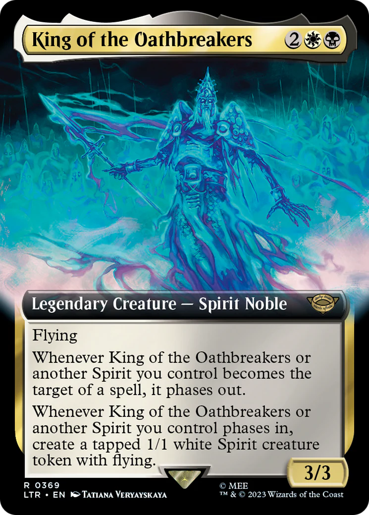 King of the Oathbreakers (LTR-369) - The Lord of the Rings: Tales of Middle-earth: (Extended Art) [Rare]