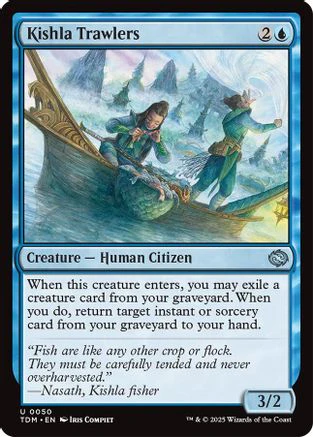 Kishla Trawlers (TDM-050) - Tarkir: Dragonstorm Foil [Uncommon]