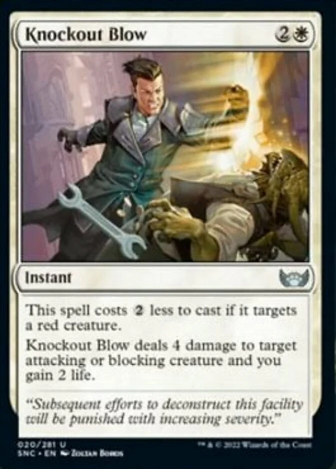 Knockout Blow (SNC-020) - Streets of New Capenna [Uncommon]
