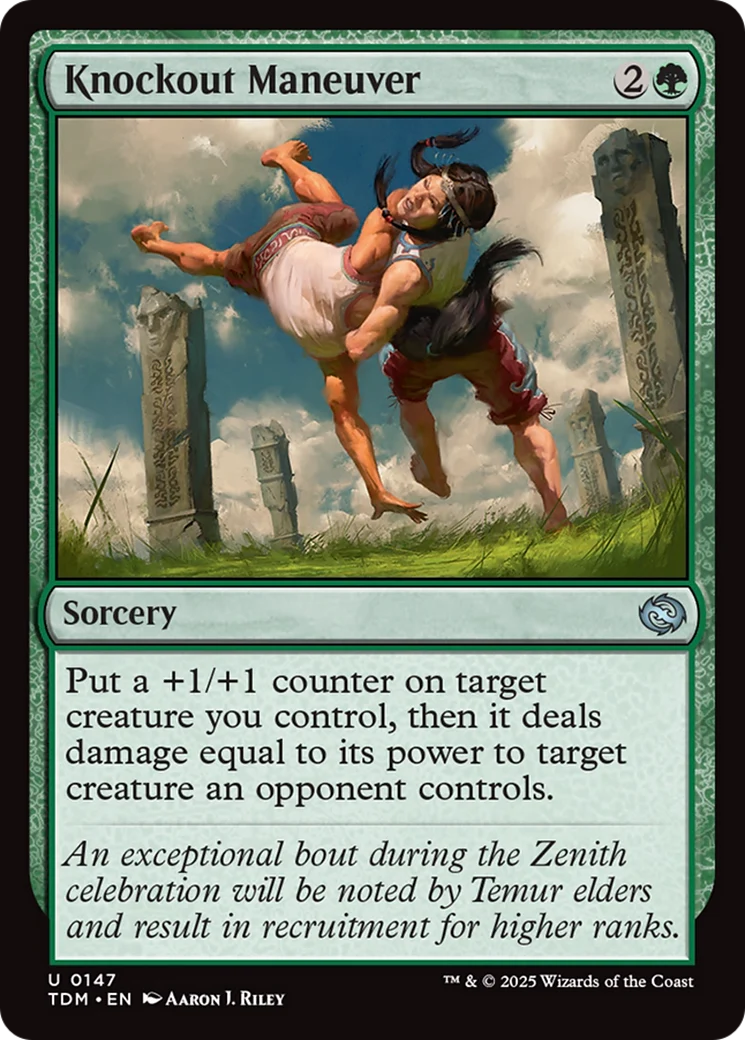 Knockout Maneuver (TDM-147) - Tarkir: Dragonstorm [Uncommon]