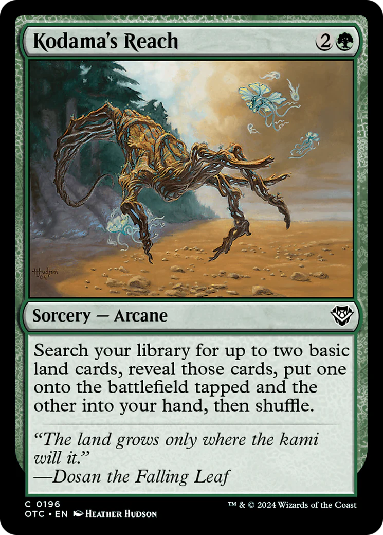 Kodama's Reach (OTC-196) - Outlaws of Thunder Junction Commander [Common]