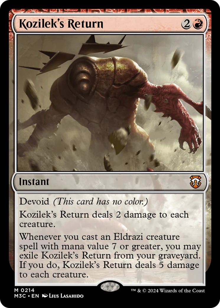 Kozilek's Return (M3C-214) - Modern Horizons 3 Commander Foil [Mythic]