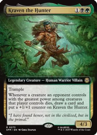 Kraven the Hunter (Extended Art) (SPM-273) - Marvel's Spider-Man [Rare]
