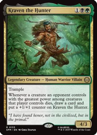 Kraven the Hunter (SPM-133) - Marvel's Spider-Man [Rare]