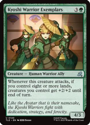 Kyoshi Warrior Exemplars (TLE-140) - Avatar: The Last Airbender: Eternal-Legal [Uncommon]