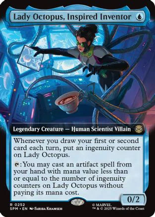 Lady Octopus, Inspired Inventor (Extended Art) (SPM-252) - Marvel's Spider-Man [Rare]