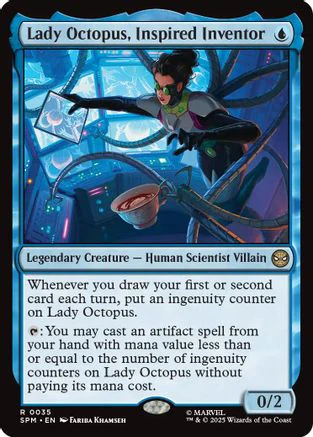 Lady Octopus, Inspired Inventor (SPM-035) - Marvel's Spider-Man Foil [Rare]