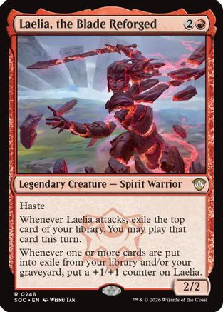 Laelia, the Blade Reforged (SOC-246) - Commander: Secrets of Strixhaven [Rare]