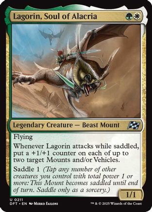 Lagorin, Soul of Alacria (DFT-211) - Aetherdrift Foil [Uncommon]