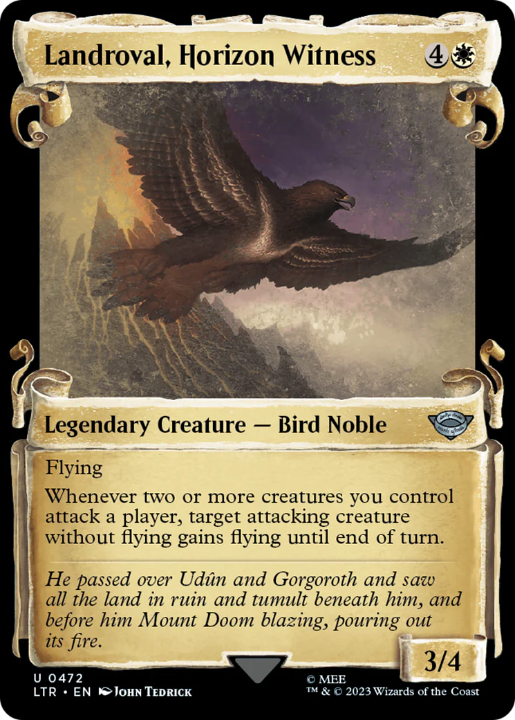 Landroval, Horizon Witness (LTR-472) - The Lord of the Rings: Tales of Middle-earth: (Showcase) Scroll [Uncommon]
