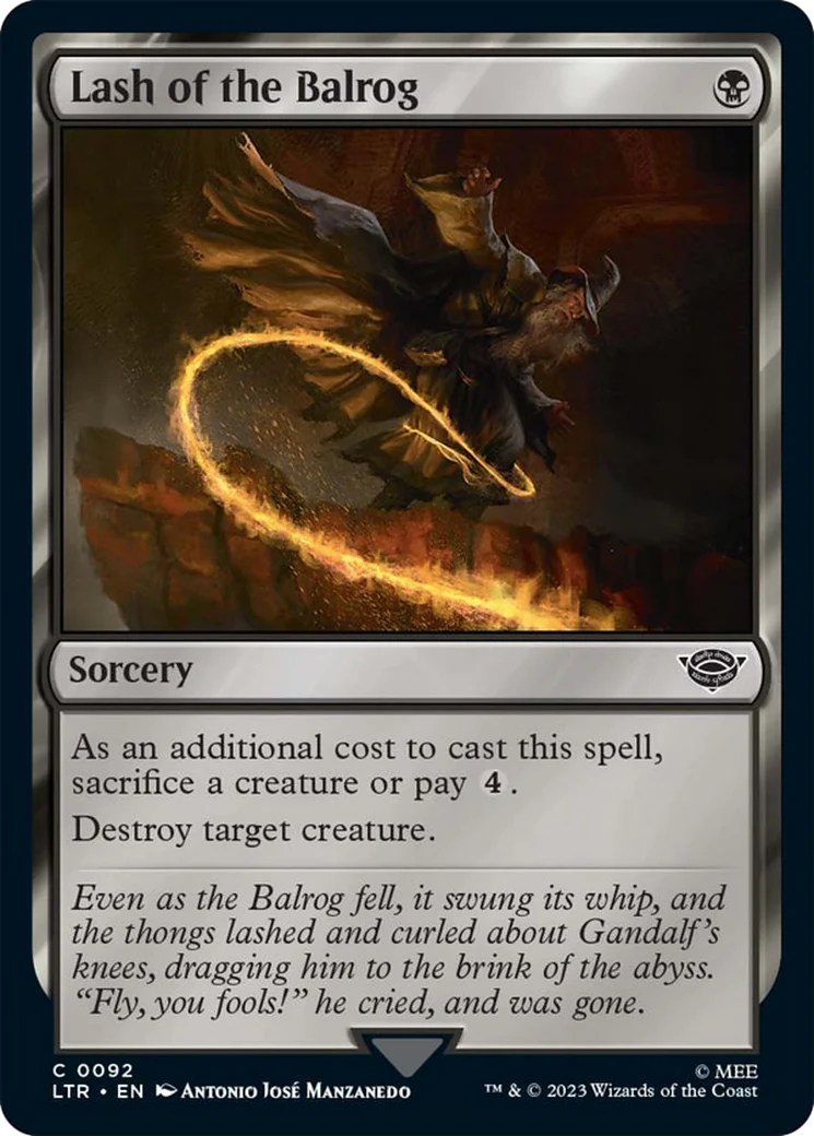 Lash of the Balrog (LTR-092) - The Lord of the Rings: Tales of Middle-earth [Common]