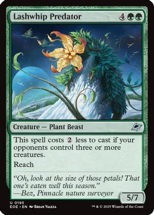 Lashwhip Predator (EOE-195) - Edge of Eternities Foil [Uncommon]