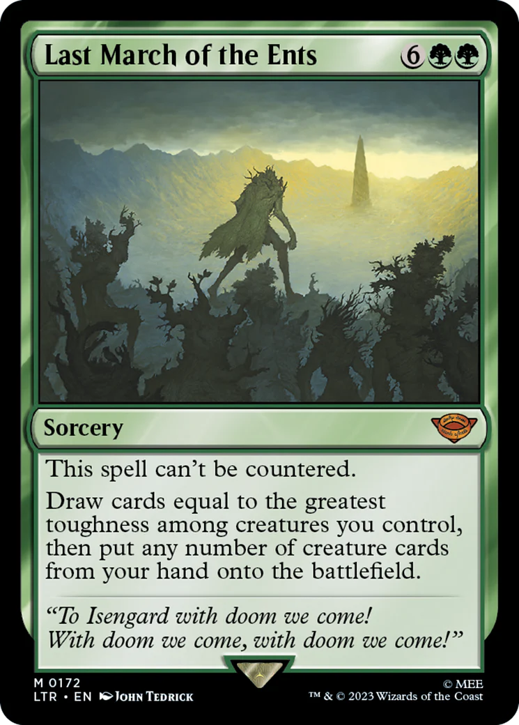 Last March of the Ents (LTR-172) - The Lord of the Rings: Tales of Middle-earth [Mythic]