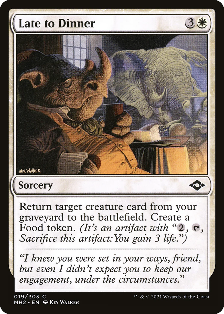 Late to Dinner (MH2-019) - Modern Horizons 2 [Common]