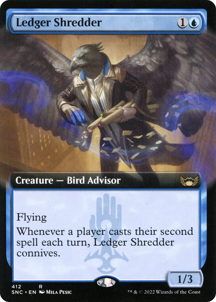 Ledger Shredder (SNC-412) - Streets of New Capenna: (Extended Art) [Rare]