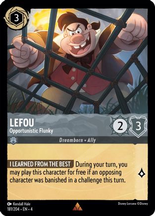 LeFou - Opportunistic Flunky (181/204) - Ursulas Return Cold Foil [Rare]