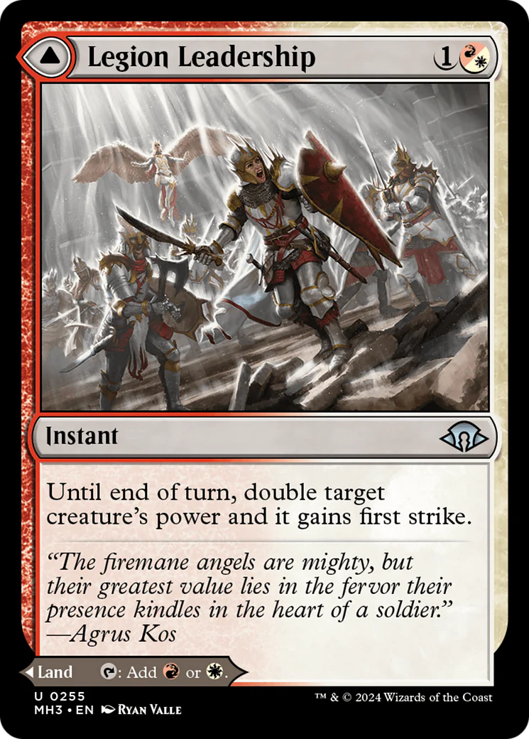 Legion Leadership // Legion Stronghold (MH3-255) - Modern Horizons 3 Foil [Uncommon] - Image 3