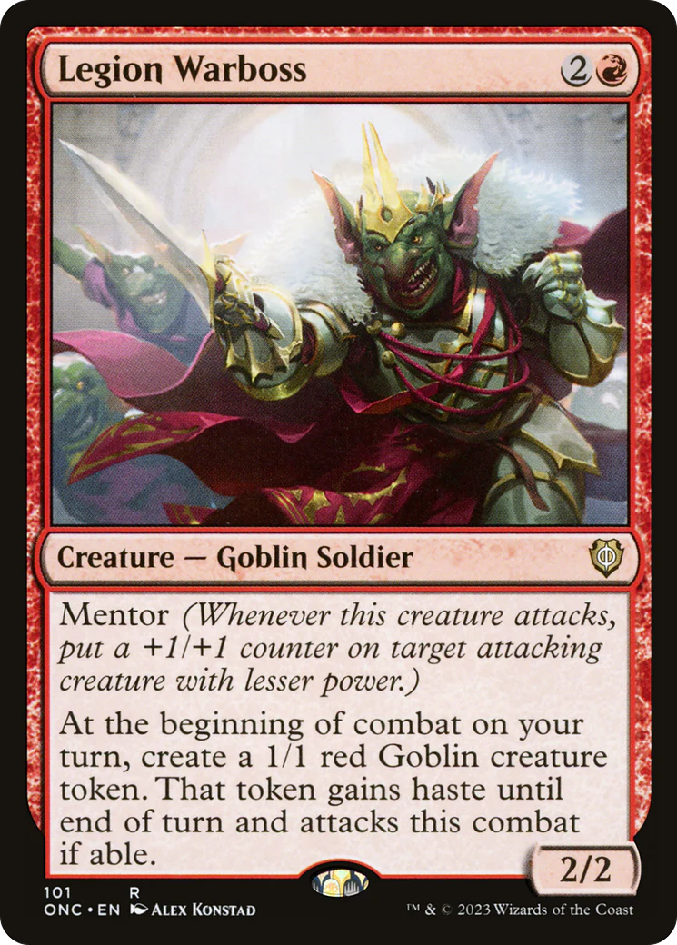 Legion Warboss (ONC-101) - Phyrexia: All Will Be One Commander [Rare]