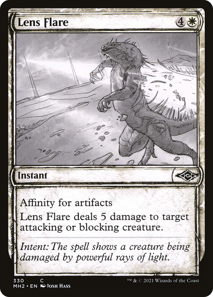 Lens Flare (MH2-330) - Modern Horizons 2: (Showcase) Foil [Common]