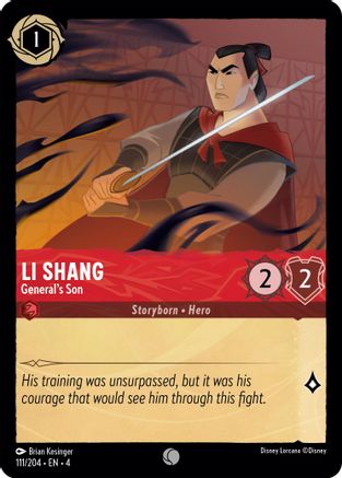 Li Shang - General's Son (111/204) - Ursulas Return Cold Foil [Common]