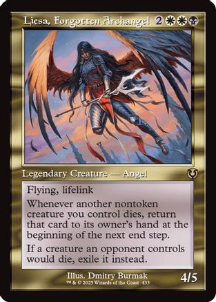 Liesa, Forgotten Archangel (Retro Frame) (INR-433) - Innistrad Remastered Foil [Rare]