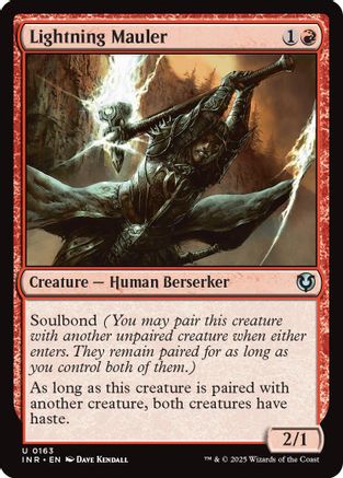 Lightning Mauler (INR-163) - Innistrad Remastered Foil [Uncommon]