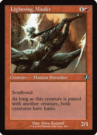 Lightning Mauler (Retro Frame) (INR-399) - Innistrad Remastered Foil [Uncommon]