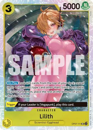 Lilith (OP07-111) - 500 Years in the Future Foil [Super Rare]