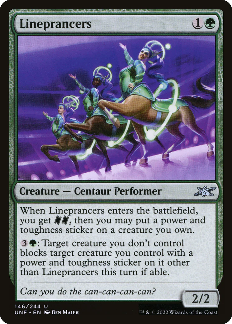 Lineprancers (UNF-146) - Unfinity [Uncommon]