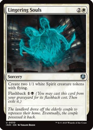Lingering Souls (INR-030) - Innistrad Remastered Foil [Uncommon]