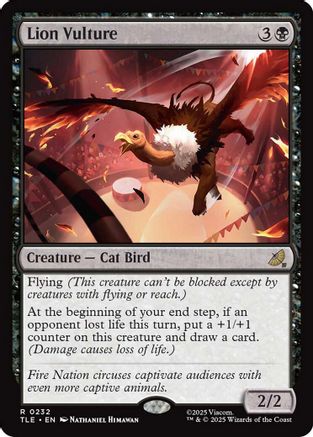 Lion Vulture (TLE-232) - Avatar: The Last Airbender: Eternal-Legal Foil [Rare]
