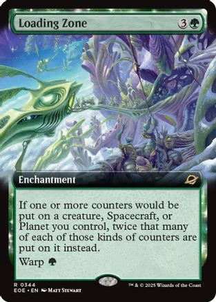 Loading Zone (Extended Art) (EOE-344) - Edge of Eternities Foil [Rare]
