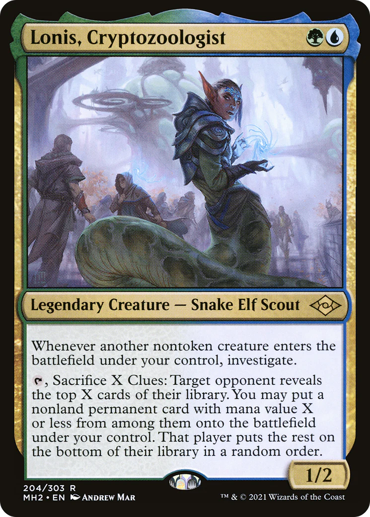 Lonis, Cryptozoologist (MH2-204) - Modern Horizons 2 Foil [Rare]