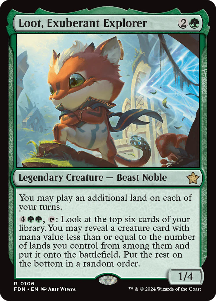 Loot, Exuberant Explorer (FDN-106) - Foundations [Rare]