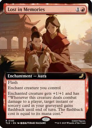 Lost in Memories (Extended Art) (TLE-195) - Avatar: The Last Airbender: Eternal-Legal Foil [Rare]