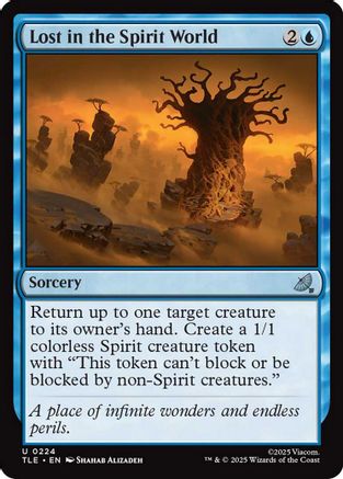 Lost in the Spirit World (TLE-224) - Avatar: The Last Airbender: Eternal-Legal Foil [Uncommon]