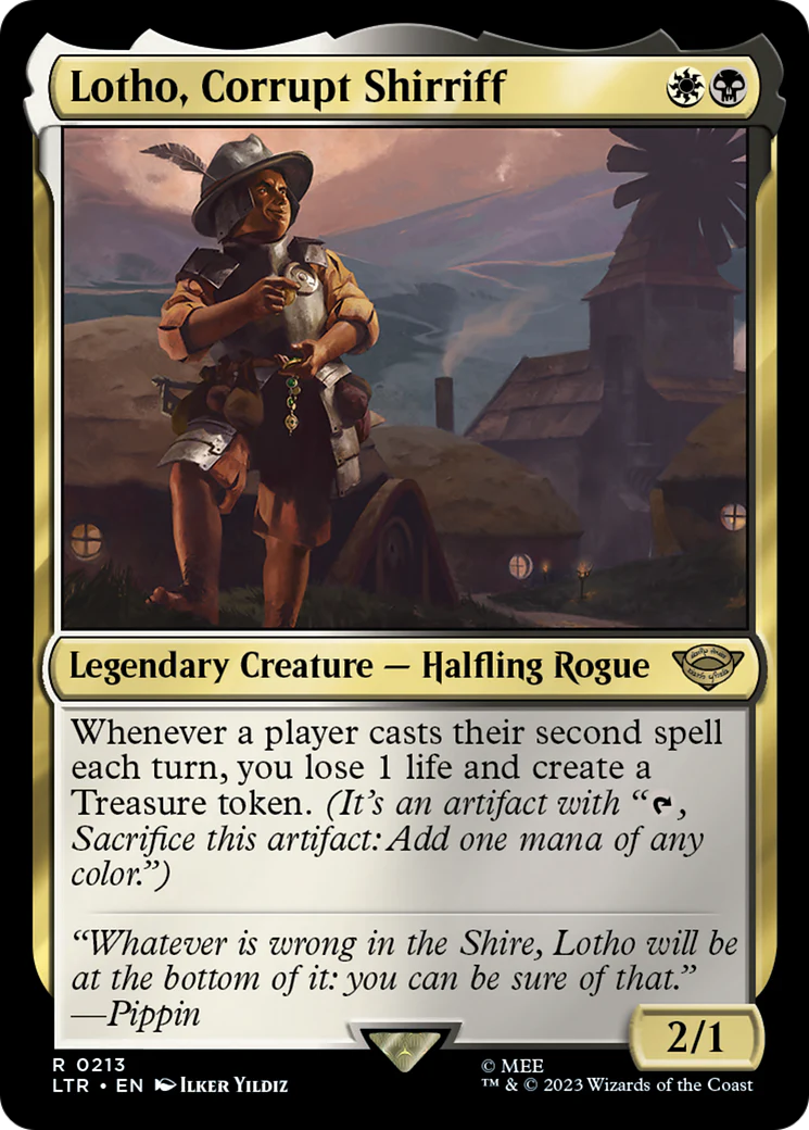 Lotho, Corrupt Shirriff (LTR-213) - The Lord of the Rings: Tales of Middle-earth [Rare]