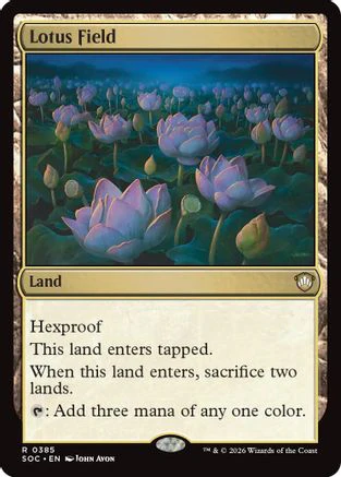 Lotus Field (SOC-385) - Commander: Secrets of Strixhaven [Rare]